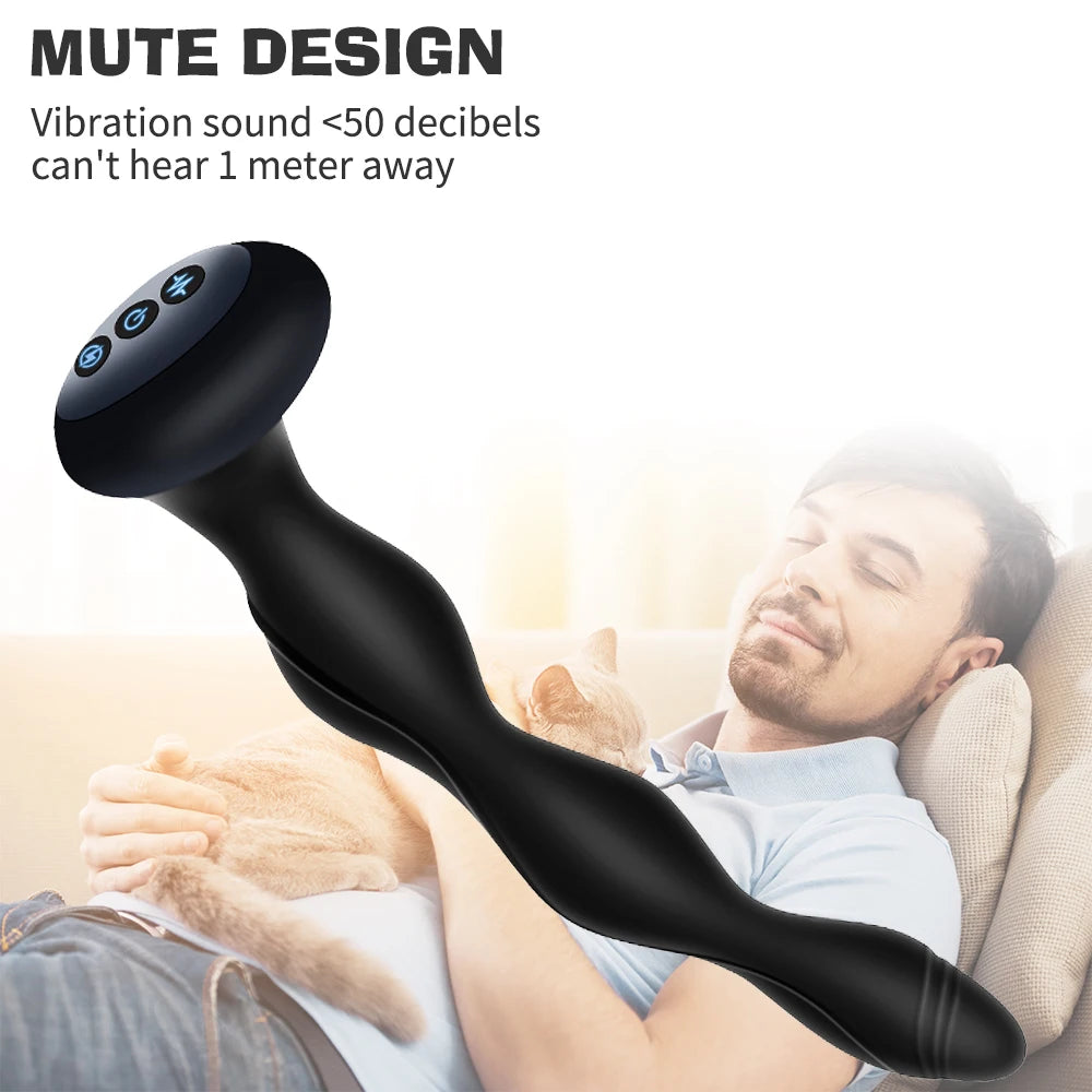 Plug Anal à Électrostimulation avec Chauffage Intelligent – Stimulateur Anal et Prostatique pour Homme et Femme | Sextoy Érotique Haute Technologie