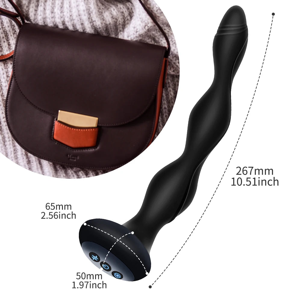 Plug Anal à Électrostimulation avec Chauffage Intelligent – Stimulateur Anal et Prostatique pour Homme et Femme | Sextoy Érotique Haute Technologie