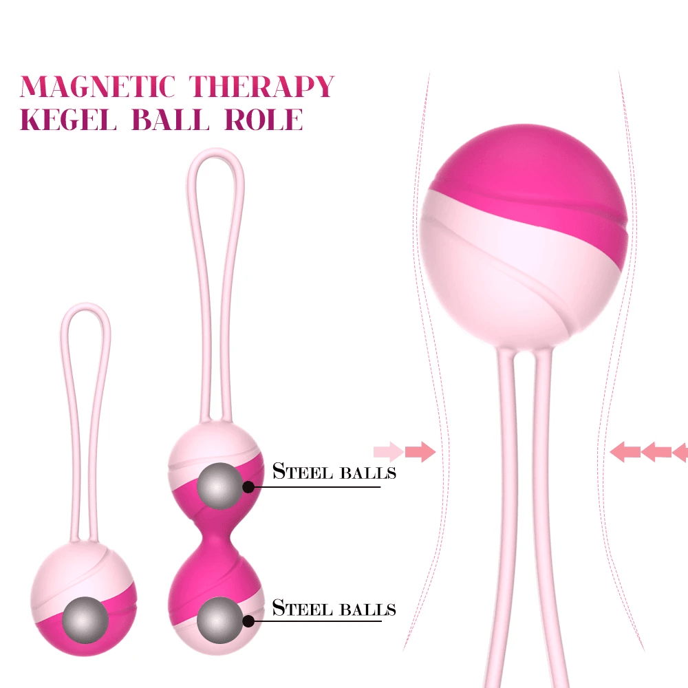 Boules de Kegel Vibrantes avec Télécommande – Œuf Vibrant pour Exercices Vaginal & Renforcement du Périnée
