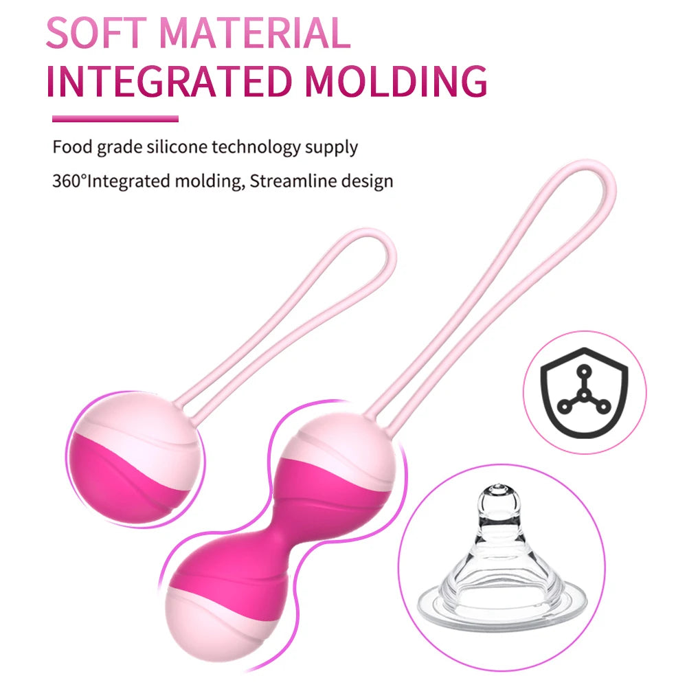 Boules de Kegel Vibrantes avec Télécommande – Œuf Vibrant pour Exercices Vaginal & Renforcement du Périnée