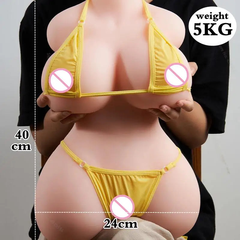 Sex Doll Taille Réelle pour Homme – Corps Féminin Réaliste avec Vagin et Anus Hyper Réalistes, Poupée Sexy Haut de Gamme