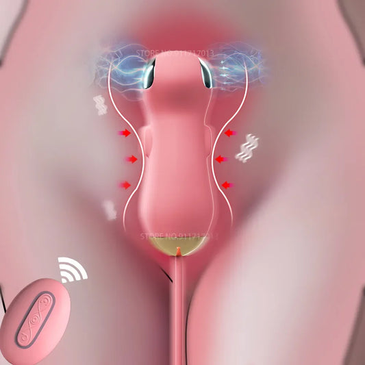 Boules de Kegel Vibrantes avec Électrostimulation et Télécommande – Œuf Vibrant Vaginal et Stimulateur Clitoridien pour Femme