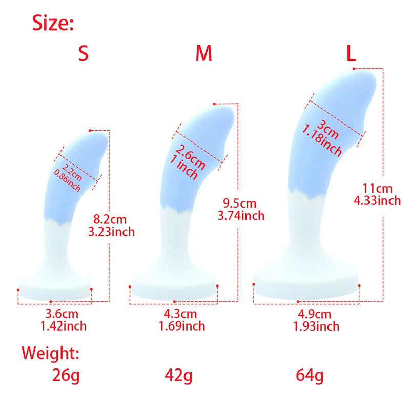 Plug Anal Silicone - Base Cristal | Stimulation Anale