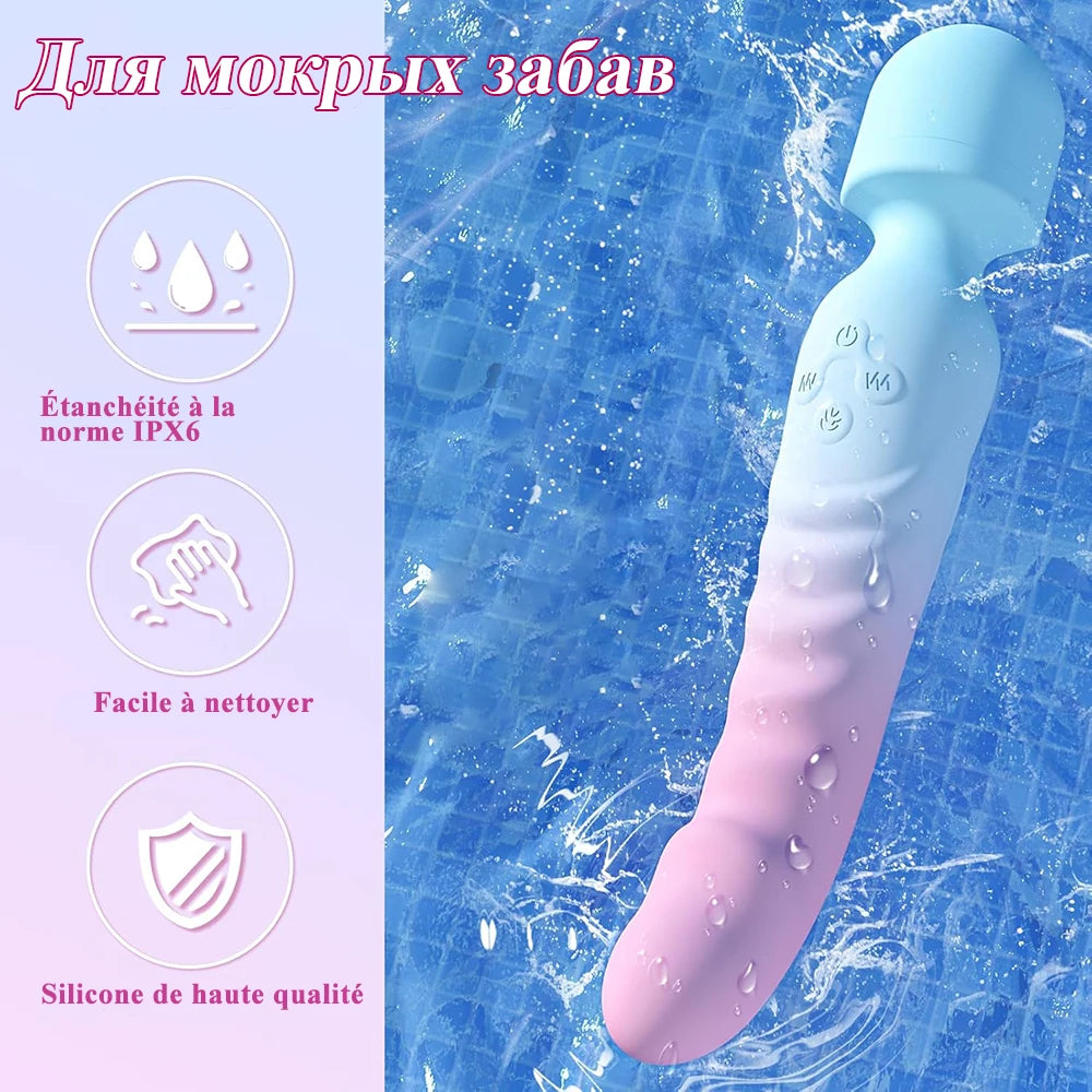 Vibromasseur AV Puissant pour Femme – Stimulation Point G, Clitoris & Massage Vaginal