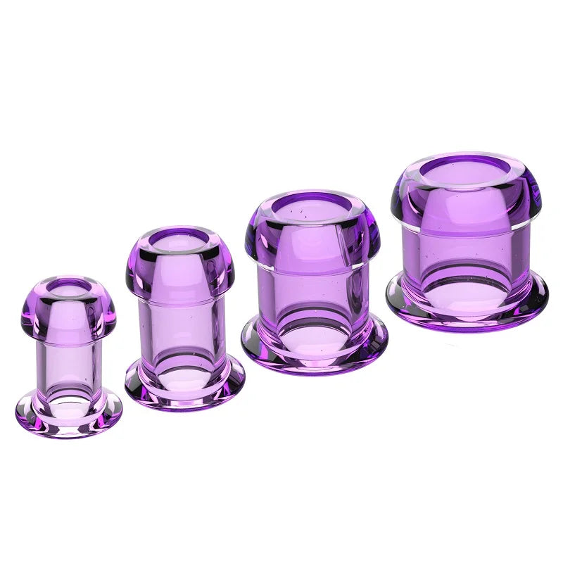 Plug Anal Creux en Silicone – Tunnel Dilatateur avec Base Sécurisée