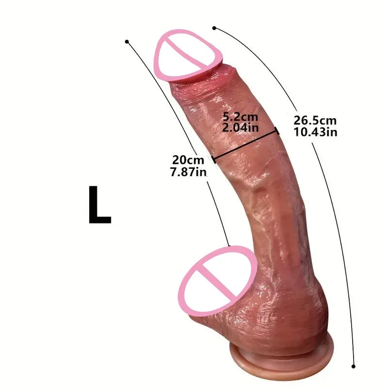 Oversized Soft Realistic Dildo Big Penis Suction Cup Dick Penetration Anal Adult Sex Toys/Anal Toy For Women Masturbation Dildos