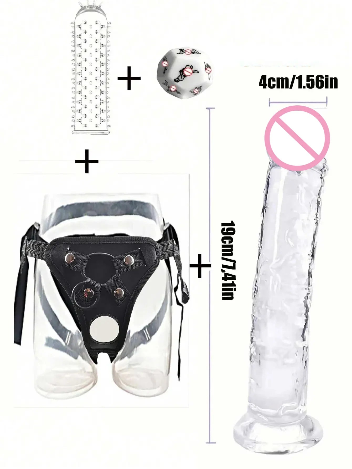 Strap-On Portatif avec Godemichet - Stimulation Point G - Pantalon Standard pour Femmes