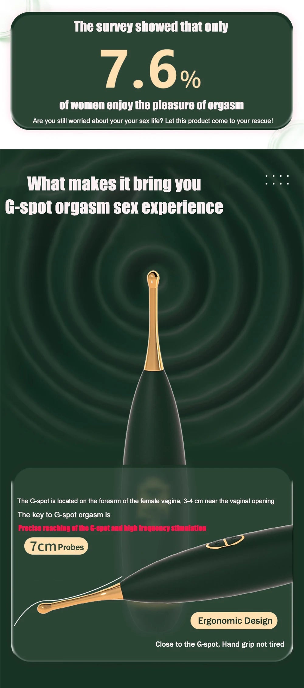 "Vibromasseur point G, vibromasseur doigt, stimulateur de clitoris et de vagin, masturbateur, masseur, sextoy."