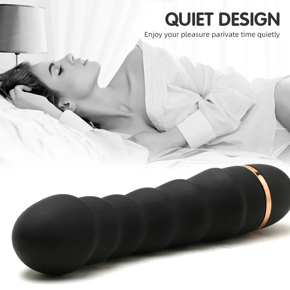 Vibrateur 20 Modes en Silicone Souple - Godemichet Réaliste avec Moteur Puissant - Stimulateur Point G et Clitoris - Masturbateur Féminin Adulte