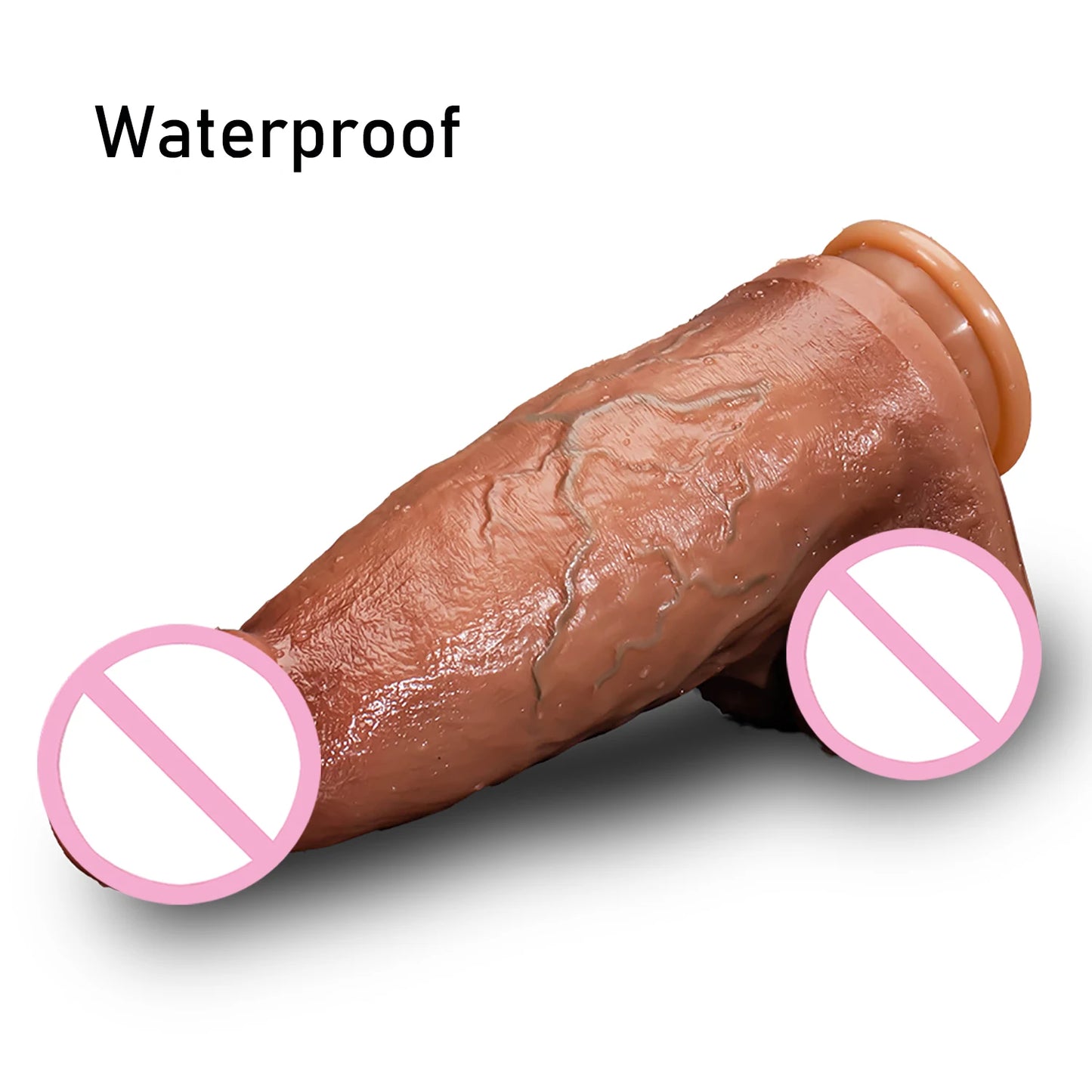 Gros Dildo Réaliste Silicone - Ventouse Puissante