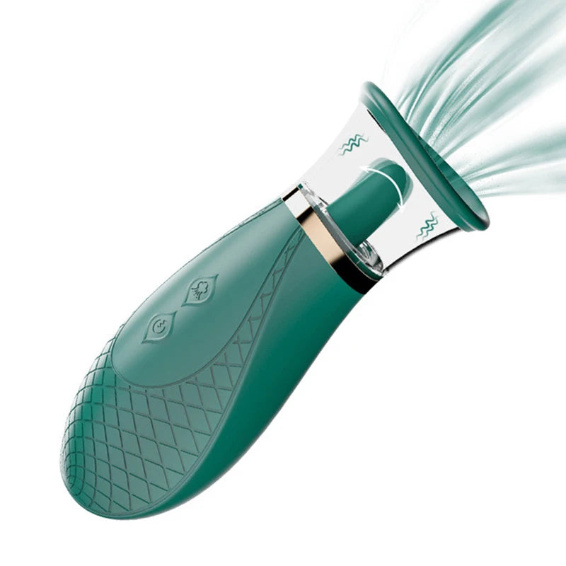 Stimulateur Clitoridien LICKLIP – Vibromasseur à Langue Léchante & Suceur de Clitoris