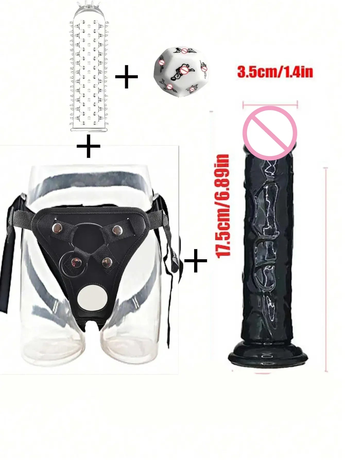 Strap-On Portatif avec Godemichet - Stimulation Point G - Pantalon Standard pour Femmes