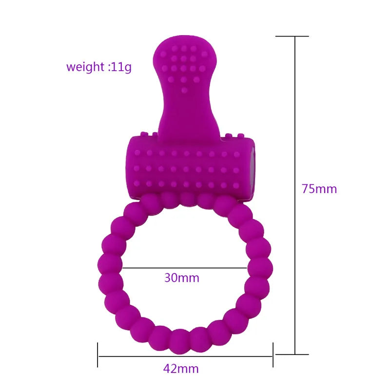Anneau Pénien Vibrant – Sextoy pour Hommes, Femmes et Couples
