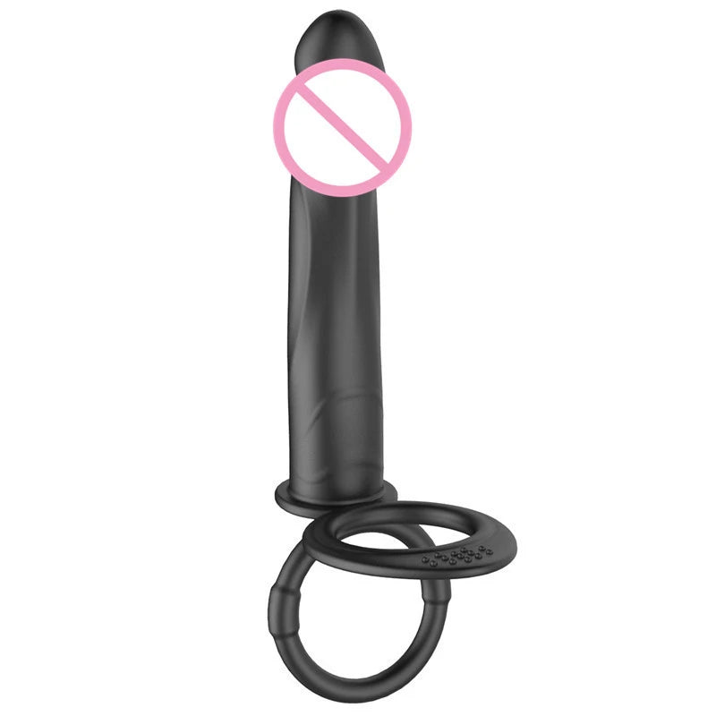 Double Pénétration - Sextoy Vibrant avec Plug Anal et Stimulateur Point G