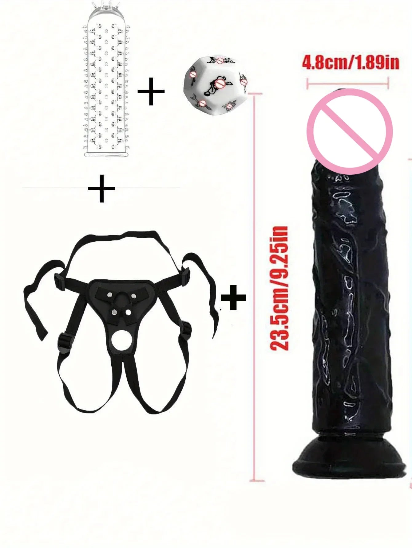 Strap-On Portatif avec Godemichet - Stimulation Point G - Pantalon Standard pour Femmes