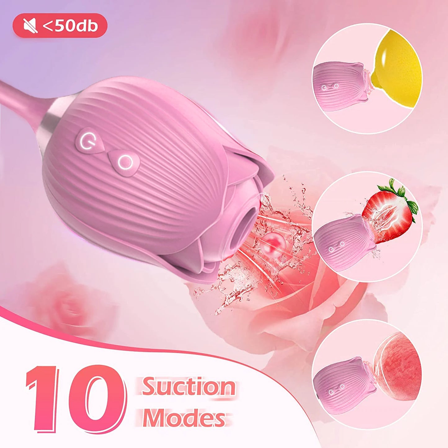 Vibromasseur Suceur de Clitoris – Stimulateur Multi-Zones pour Femme | Clitoris, Mamelons, Point G