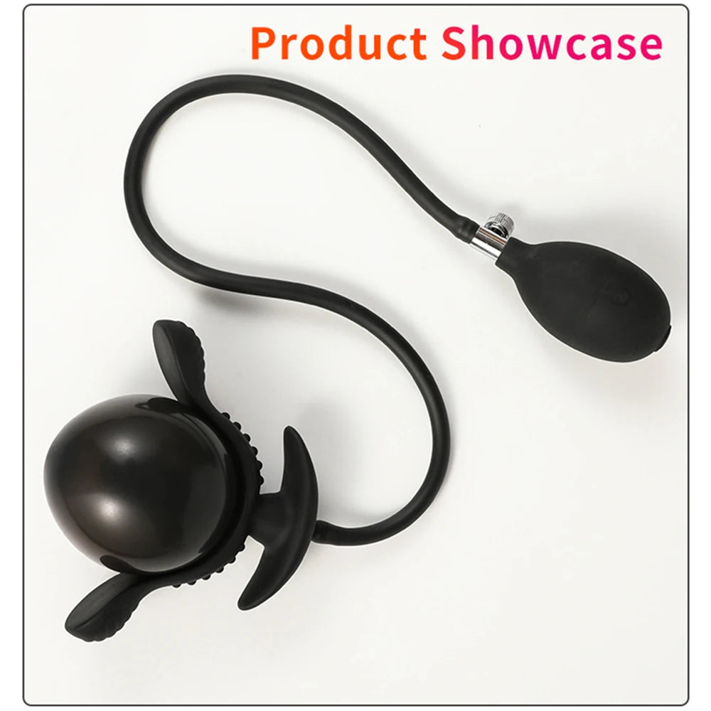 Gros Plug Anal Gonflable en Silicone - Massage Prostatique et Extension Anale | Sextoy Adulte Dilatateur