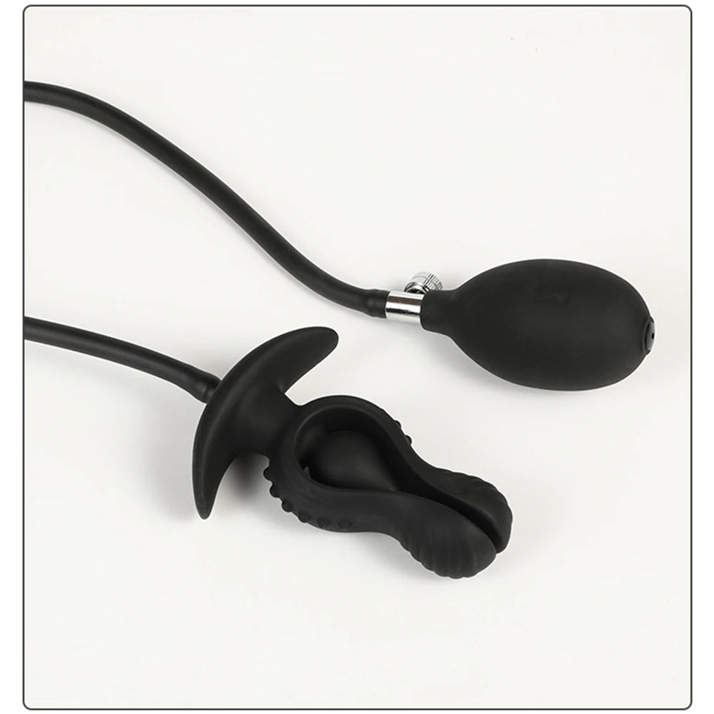 Gros Plug Anal Gonflable en Silicone - Massage Prostatique et Extension Anale | Sextoy Adulte Dilatateur