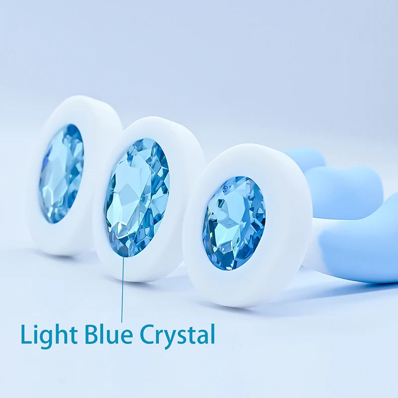 Plug Anal Silicone - Base Cristal | Stimulation Anale