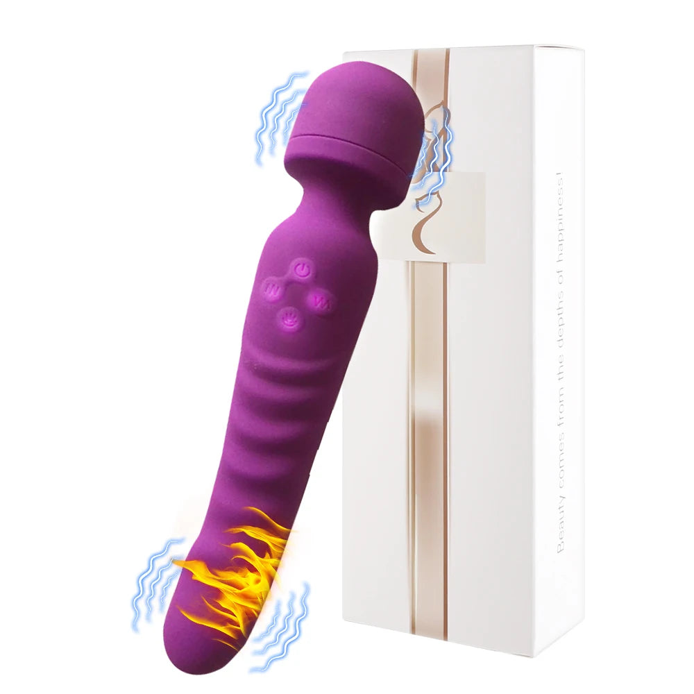 Vibromasseur AV Puissant pour Femme – Stimulation Point G, Clitoris & Massage Vaginal