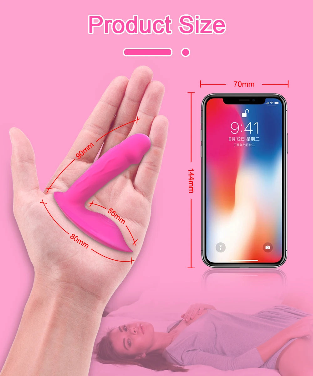 Mini Vibromasseur Portatif Connecté – Stimulateur Point G & Clitoris Bluetooth
