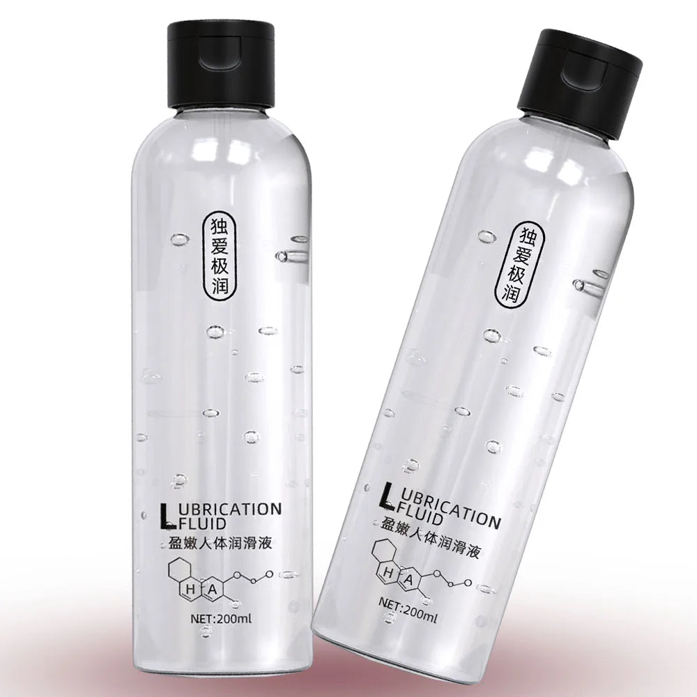 Lubrifiant Intime à Base d’Eau 200 ml – Gel Lubrifiant Sûr pour Usage Vaginal et Anal, Hommes et Femmes