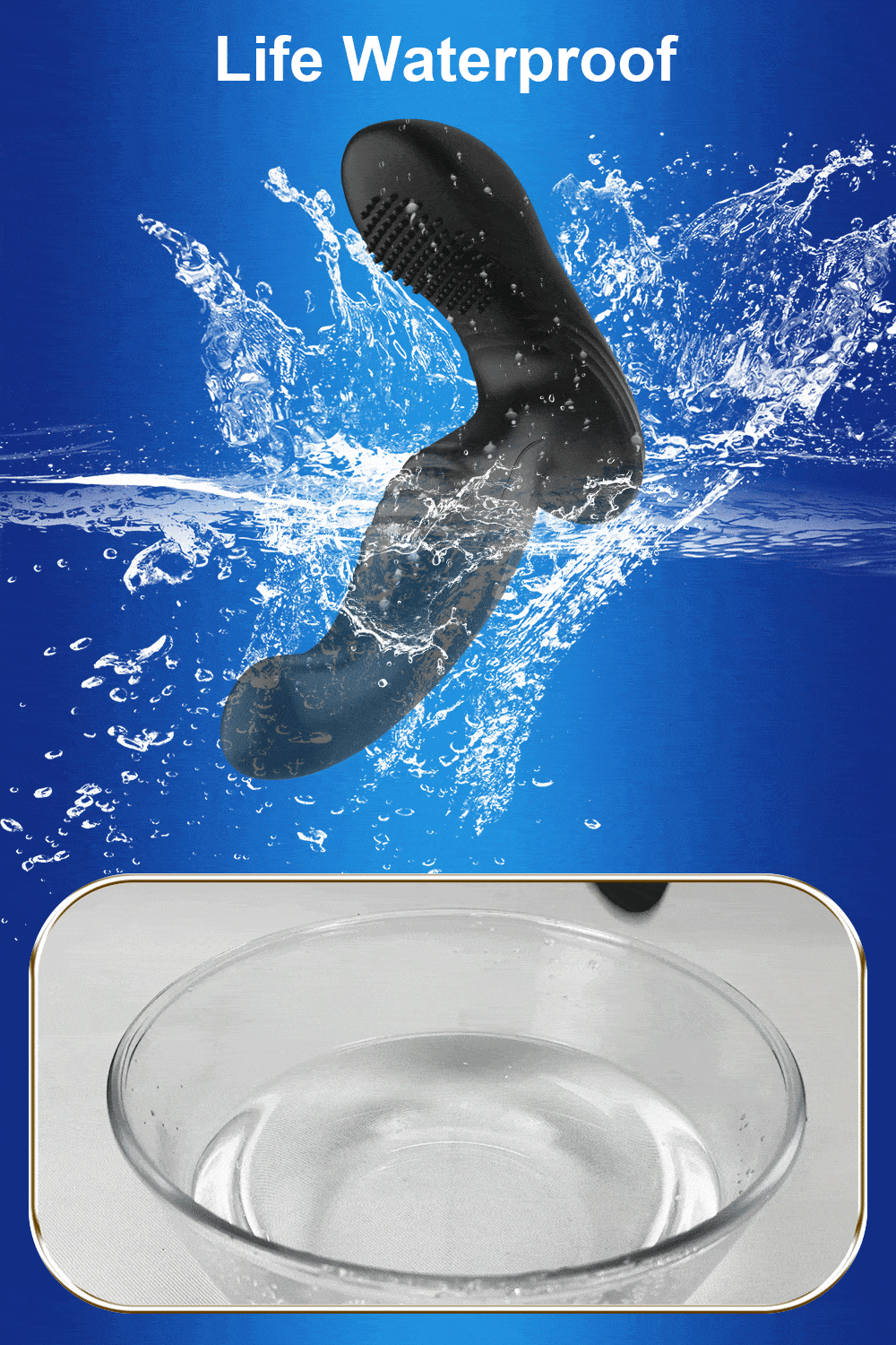 Stimulateur Prostatique Vibrant Connecté - Plug Anal Télécommandé par Application - Sextoy Homme pour Stimulation de la Prostate et Jeux de Couple
