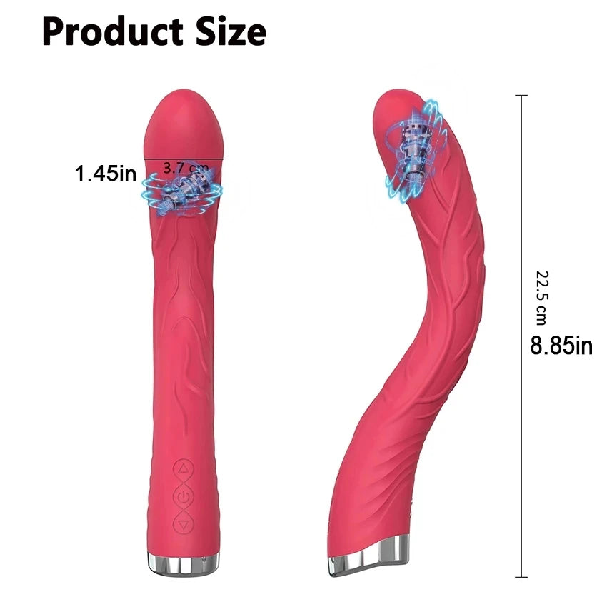 Vibromasseur Réaliste Multifonction Étanche 10 Modes