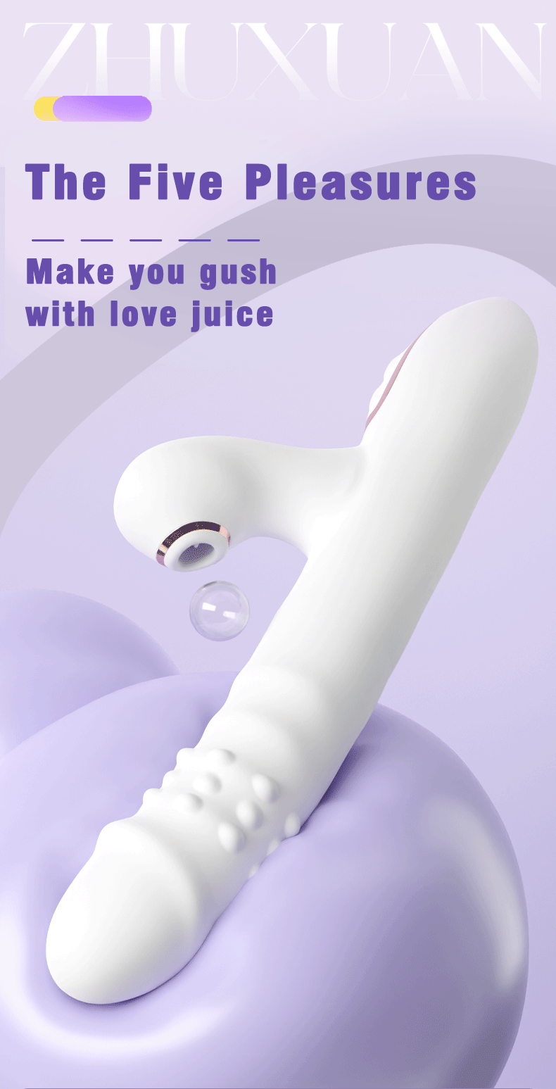 Vibromasseur Va-et-Vient Multifonction – Vibration, Succion & Léchage