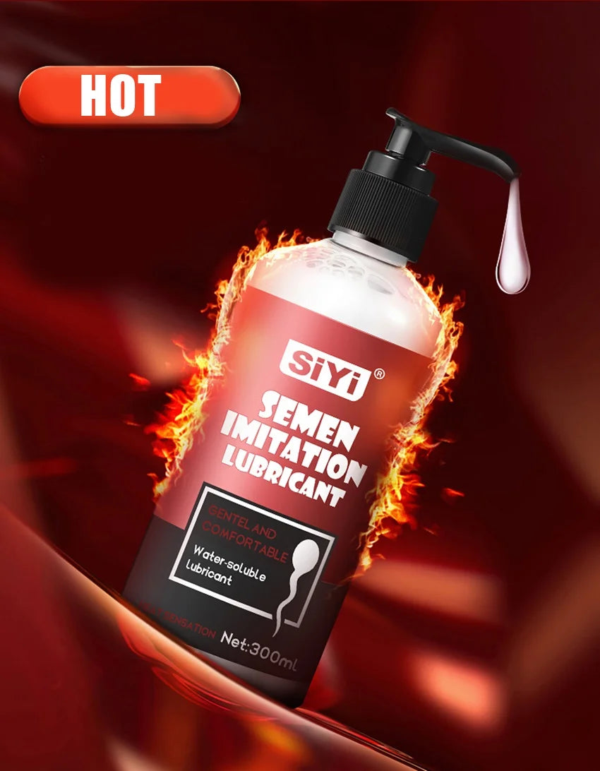 Lubrifiant Intime Effet Sperme Saveur Fruits – Gel à Base d’Eau pour Pénétration et Sextoys