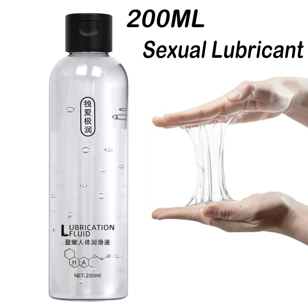 Lubrifiant Intime à Base d’Eau 200 ml – Gel Lubrifiant Sûr pour Usage Vaginal et Anal, Hommes et Femmes