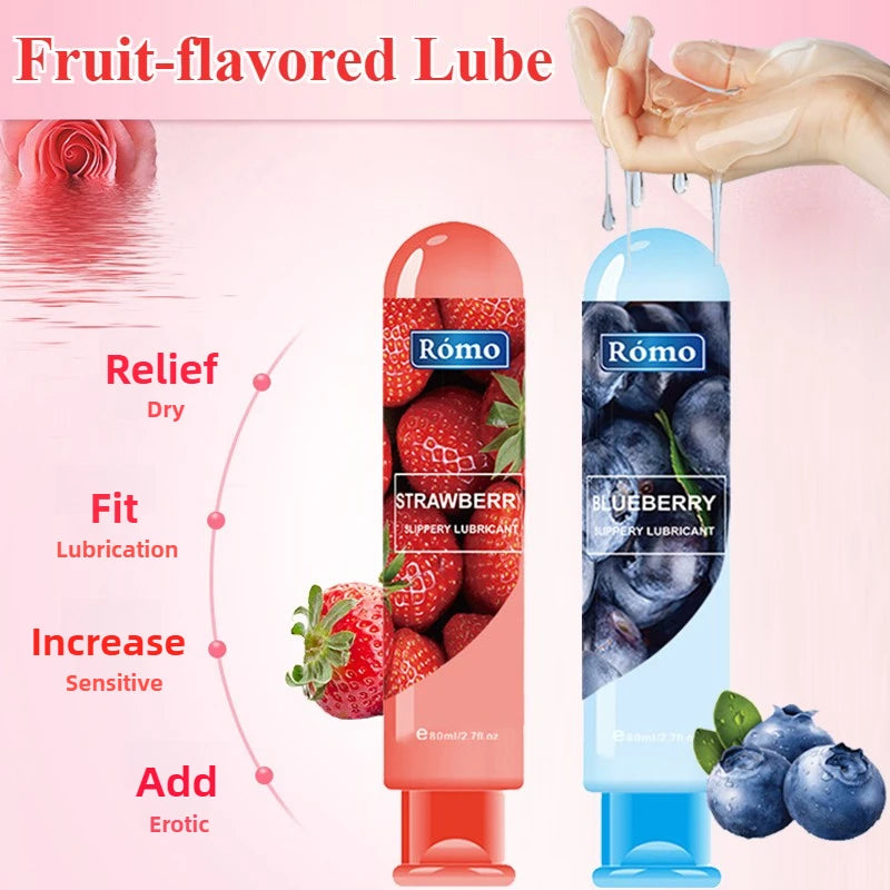 Lubrifiant Saveur Fruits – Gel Intime Hydratant à Base d’Eau pour Usage Vaginal et Anal