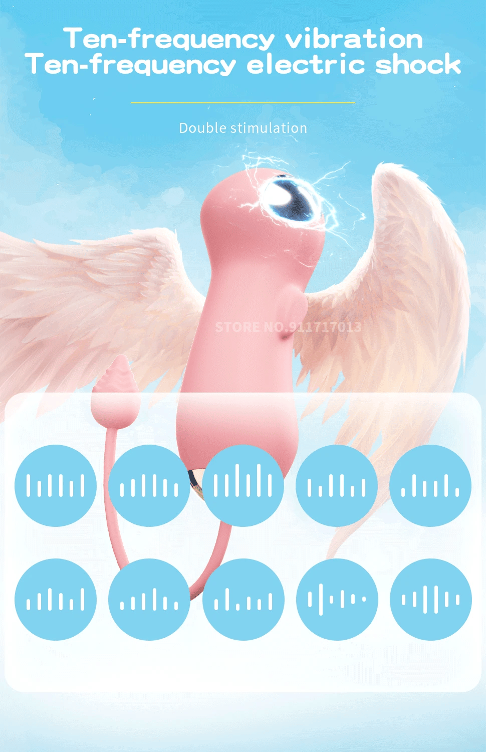 Boules de Kegel Vibrantes avec Électrostimulation et Télécommande – Œuf Vibrant Vaginal et Stimulateur Clitoridien pour Femme