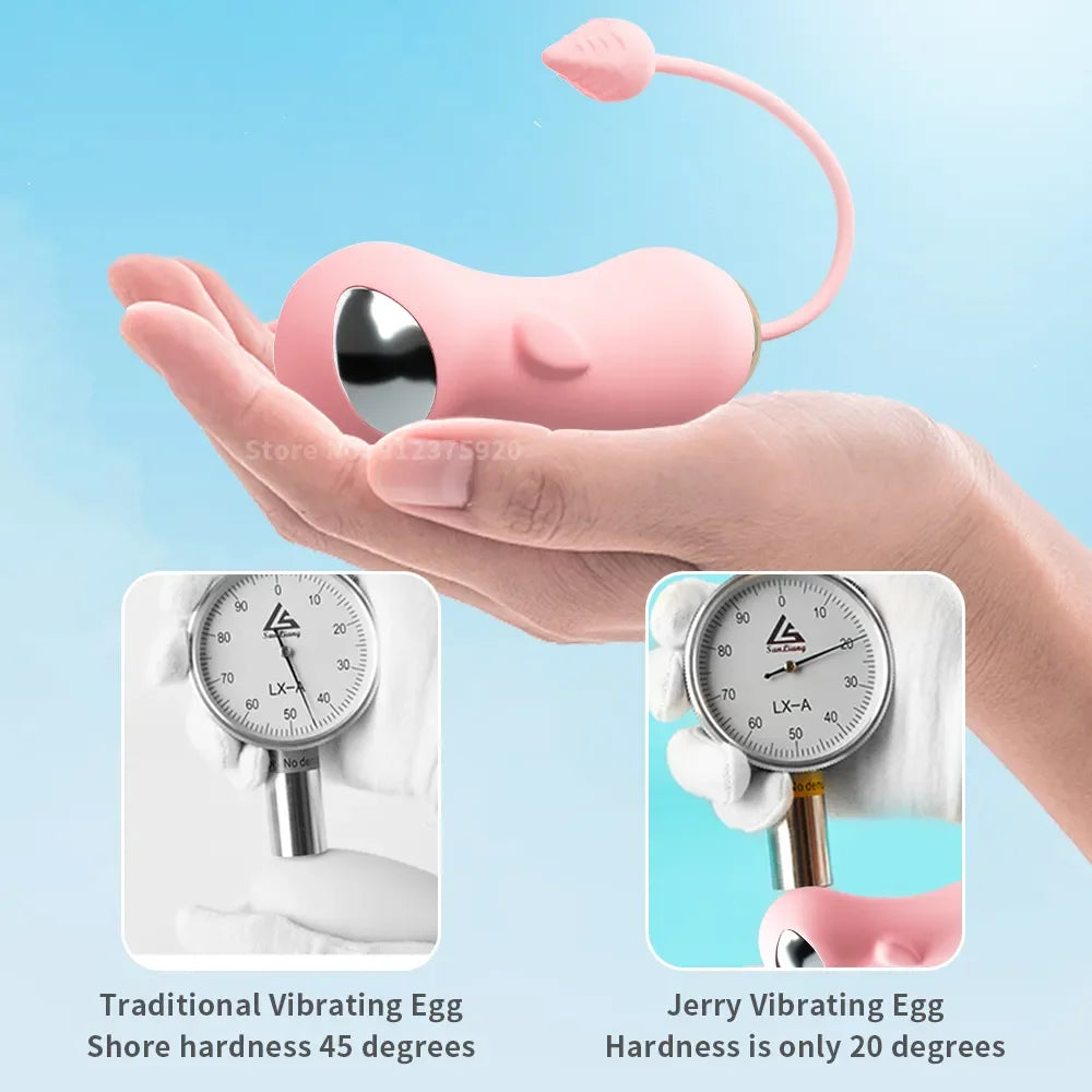Boules de Kegel Vibrantes avec Électrostimulation et Télécommande – Œuf Vibrant Vaginal et Stimulateur Clitoridien pour Femme