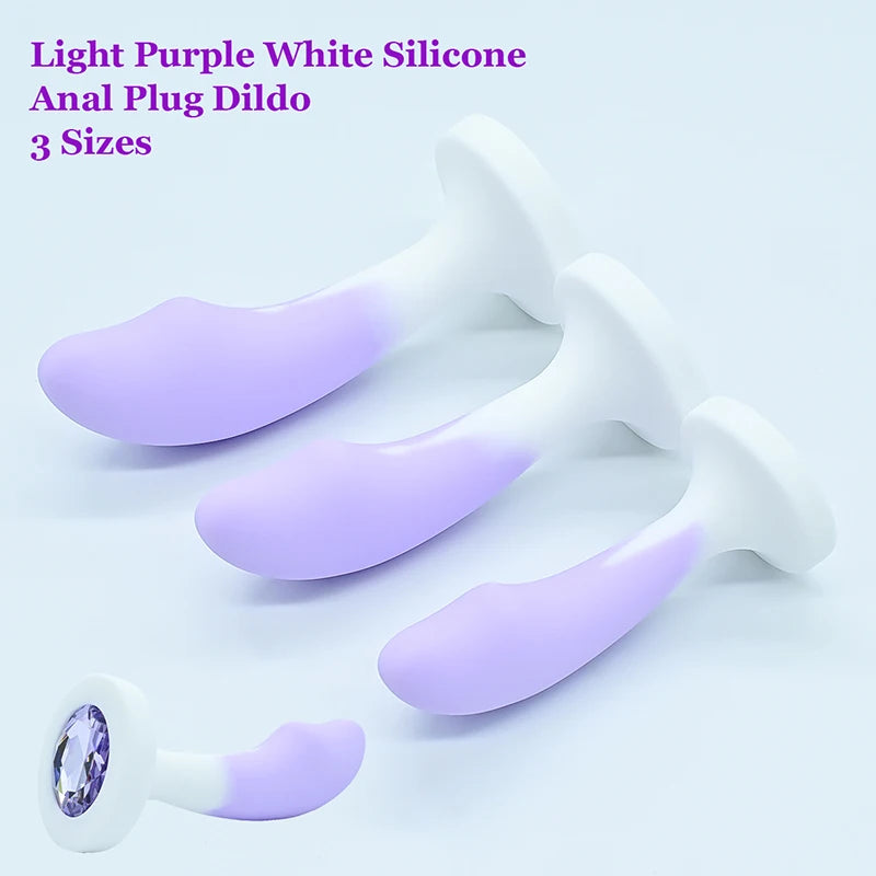 Plug Anal Silicone - Base Cristal | Stimulation Anale