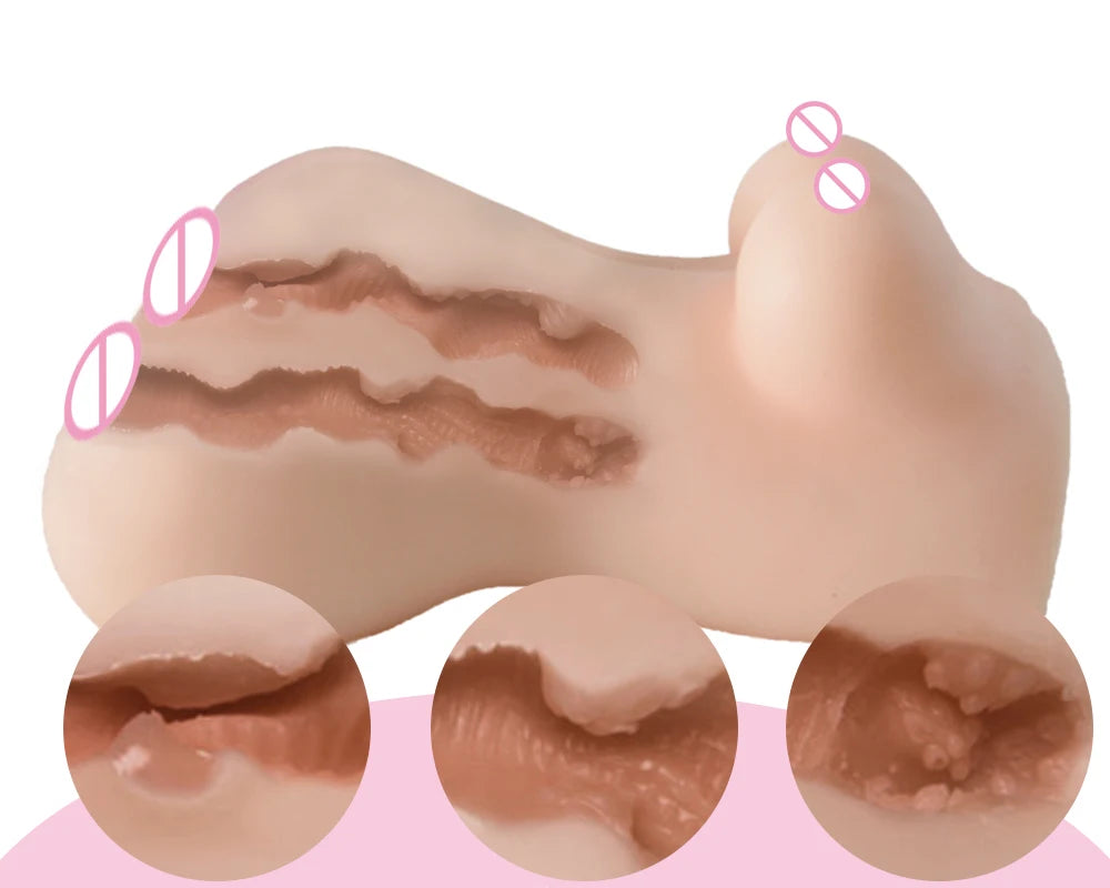Masturbateur Masculin Réaliste – Vagin et Anus Ultra-Réalistes pour Stimulation Intense