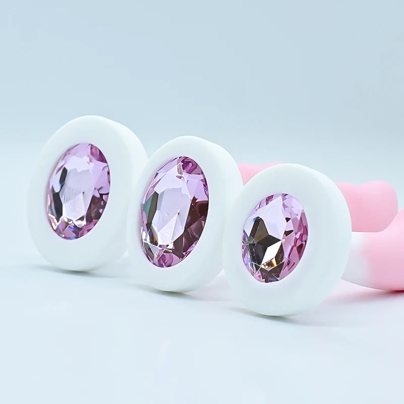 Plug Anal Silicone - Base Cristal | Stimulation Anale