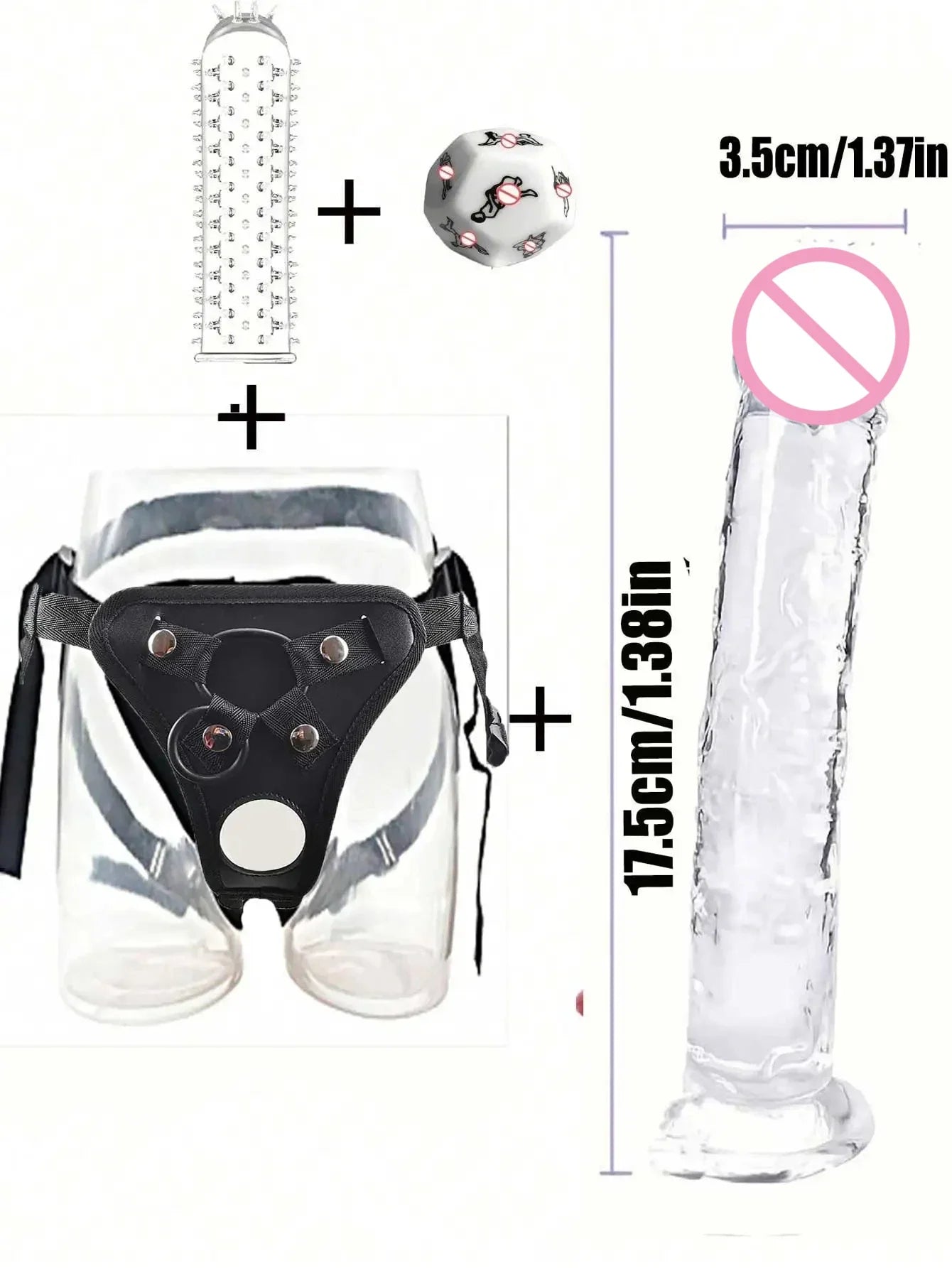 Strap-On Portatif avec Godemichet - Stimulation Point G - Pantalon Standard pour Femmes