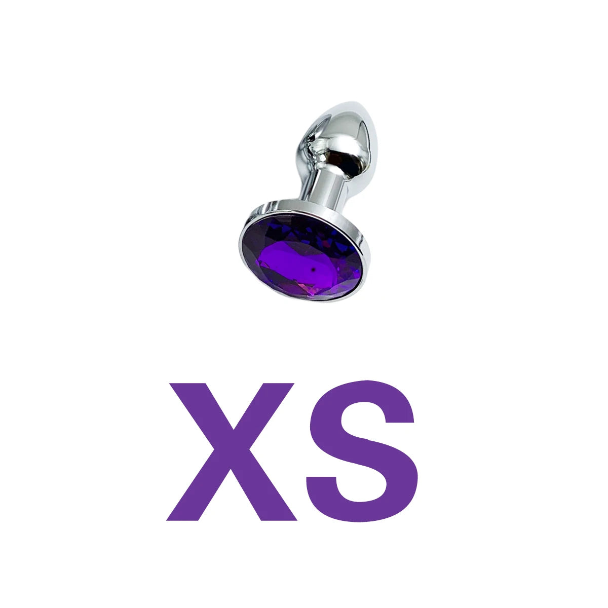 Plug Anal Métallique avec Base Bijou - | 5 Tailles Disponibles