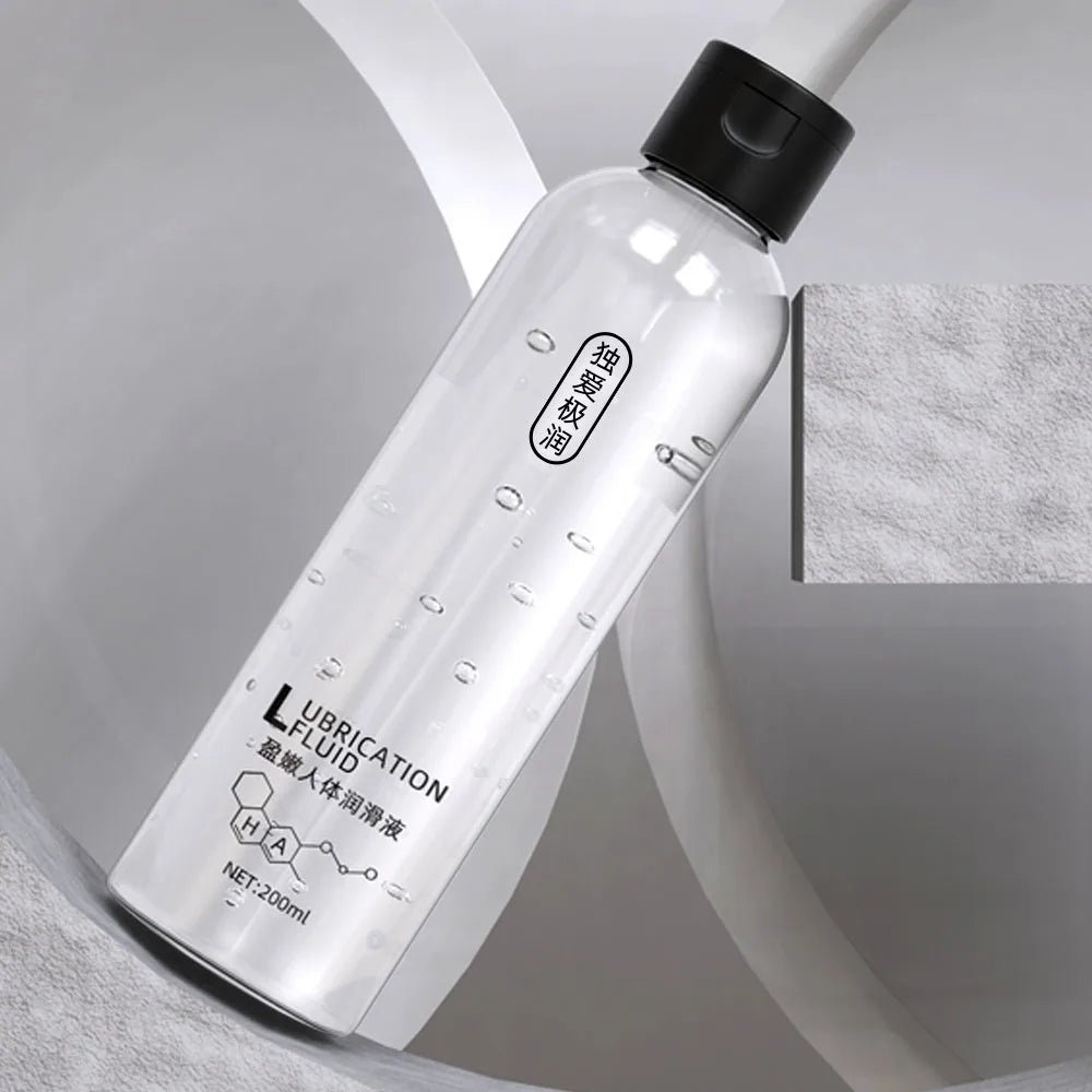 Lubrifiant Intime à Base d’Eau 200 ml – Gel Lubrifiant Sûr pour Usage Vaginal et Anal, Hommes et Femmes