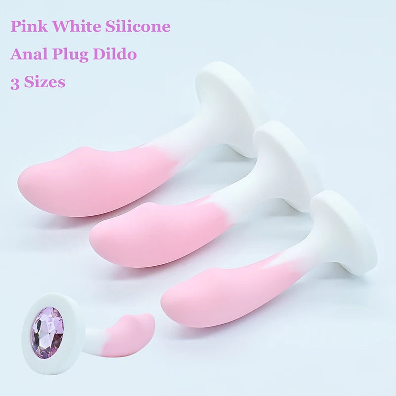 Plug Anal Silicone - Base Cristal | Stimulation Anale