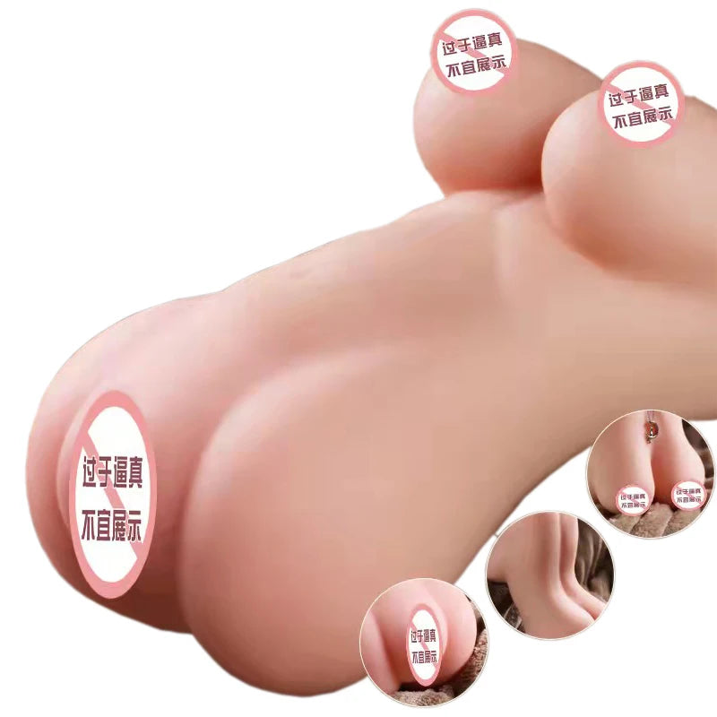 Masturbateur Masculin Réaliste – Vagin et Anus Ultra-Réalistes pour Stimulation Intense