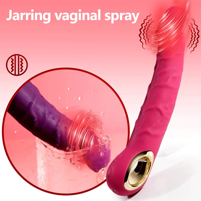 Vibromasseur Réaliste Multifonction Étanche 10 Modes