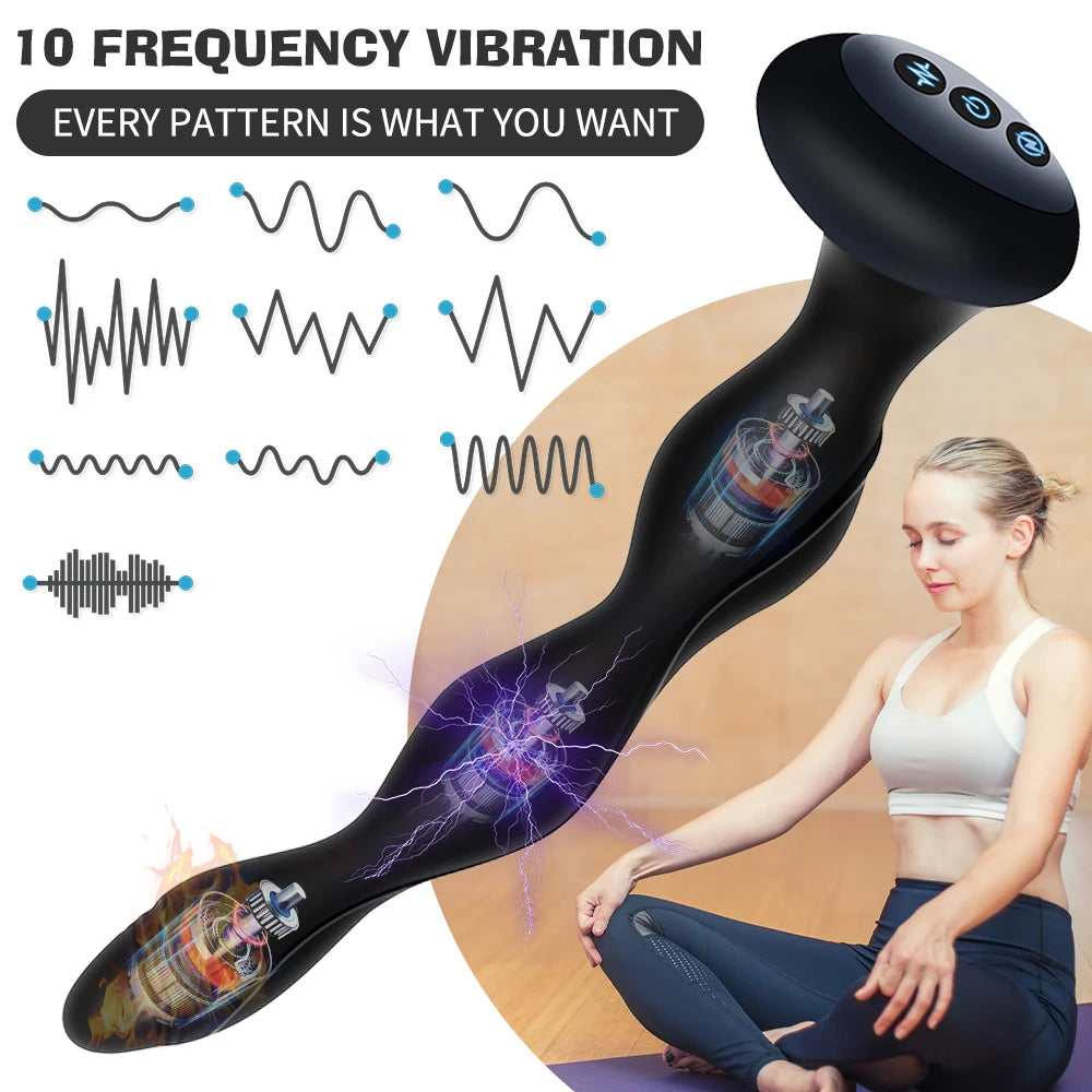 Plug Anal à Électrostimulation avec Chauffage Intelligent – Stimulateur Anal et Prostatique pour Homme et Femme | Sextoy Érotique Haute Technologie