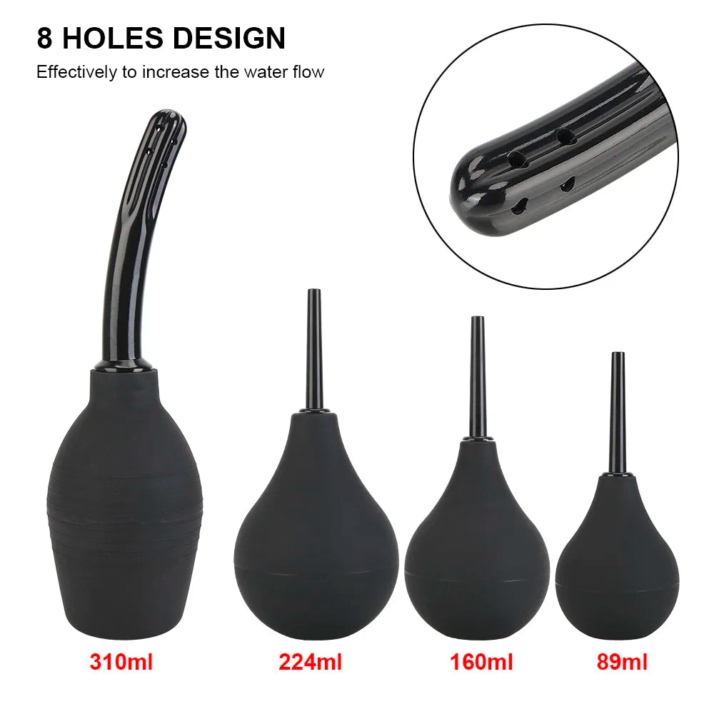 Douche Intime Anal et Vaginale - Pompe de Nettoyage Médicale pour Adultes | Embout Lavement Hygiénique