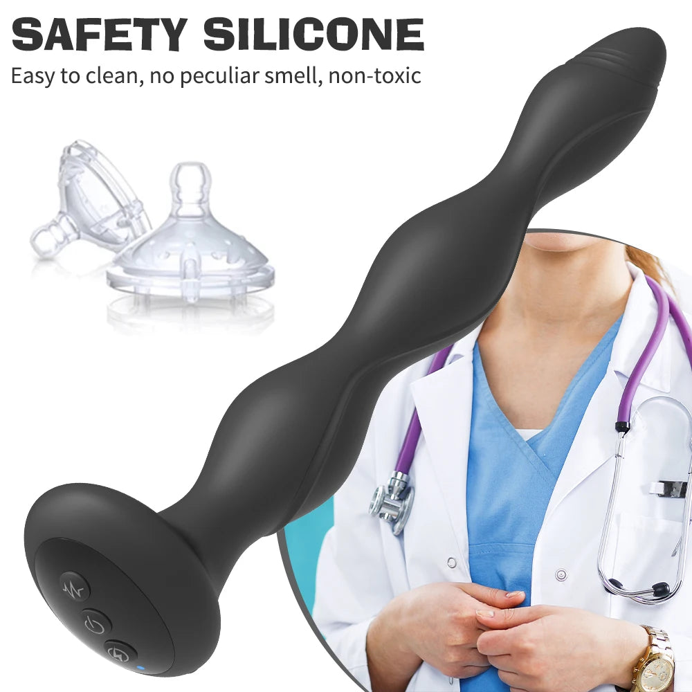 Plug Anal à Électrostimulation avec Chauffage Intelligent – Stimulateur Anal et Prostatique pour Homme et Femme | Sextoy Érotique Haute Technologie