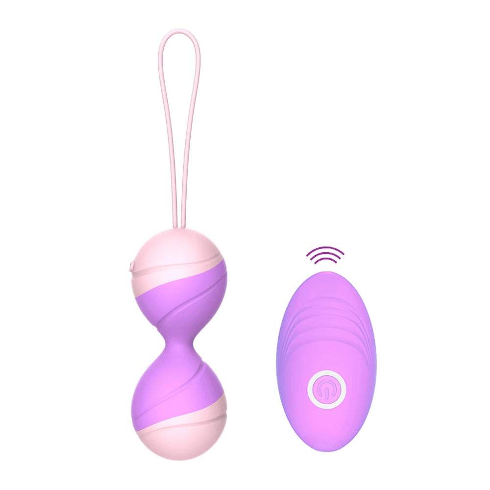 Boules de Kegel Vibrantes avec Télécommande – Œuf Vibrant pour Exercices Vaginal & Renforcement du Périnée