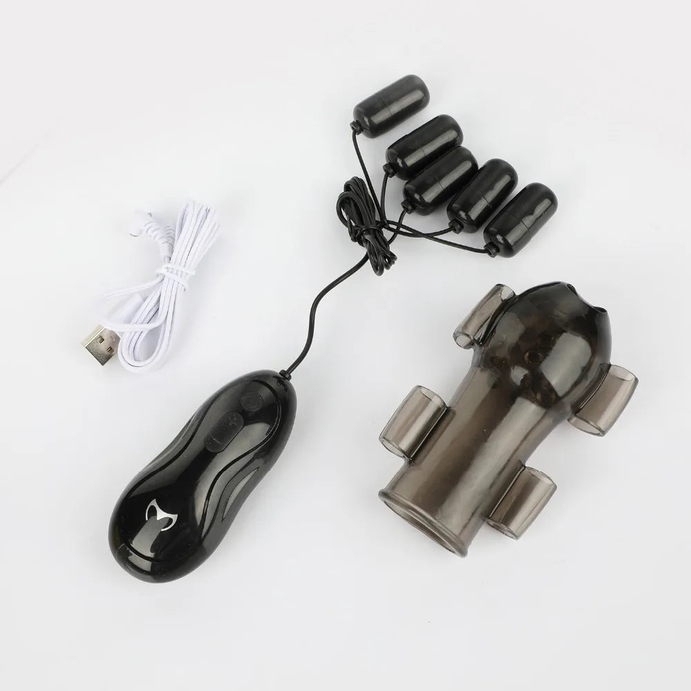 Sextoy Homme Vibrant 12 Vitesses - Gland & Retard Éjaculation