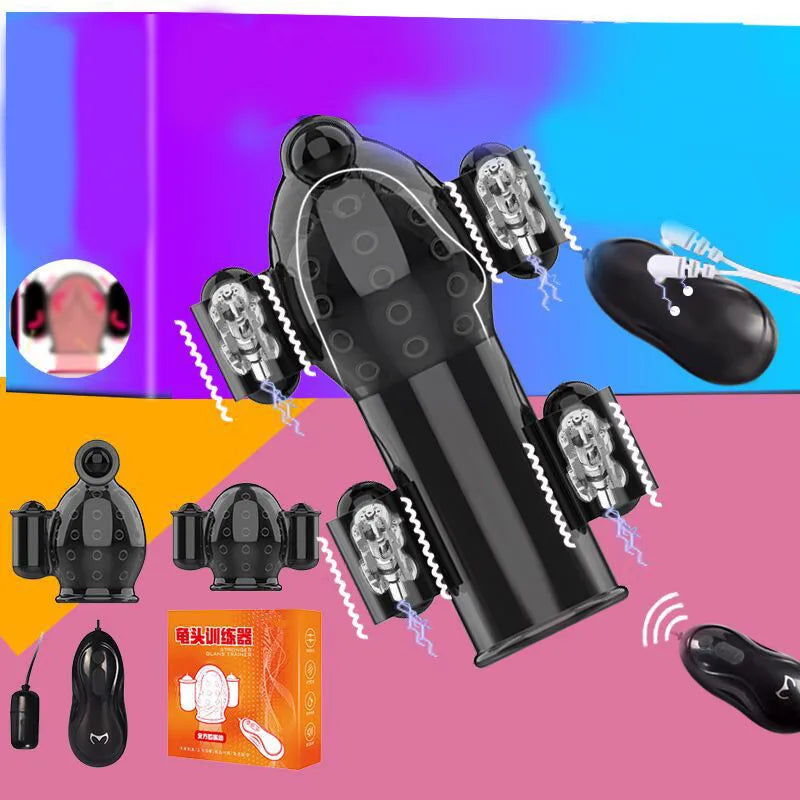 Sextoy Homme Vibrant 12 Vitesses - Gland & Retard Éjaculation