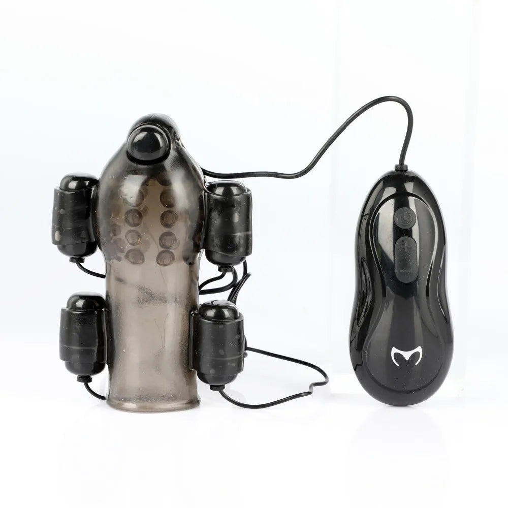 Sextoy Homme Vibrant 12 Vitesses - Gland & Retard Éjaculation